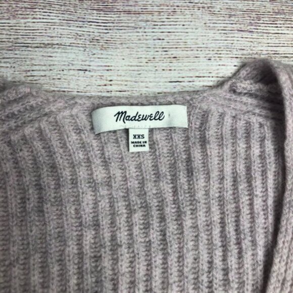 Madewell V-Neck Merino Wool Sweater Size XXS - Picture 4 of 5